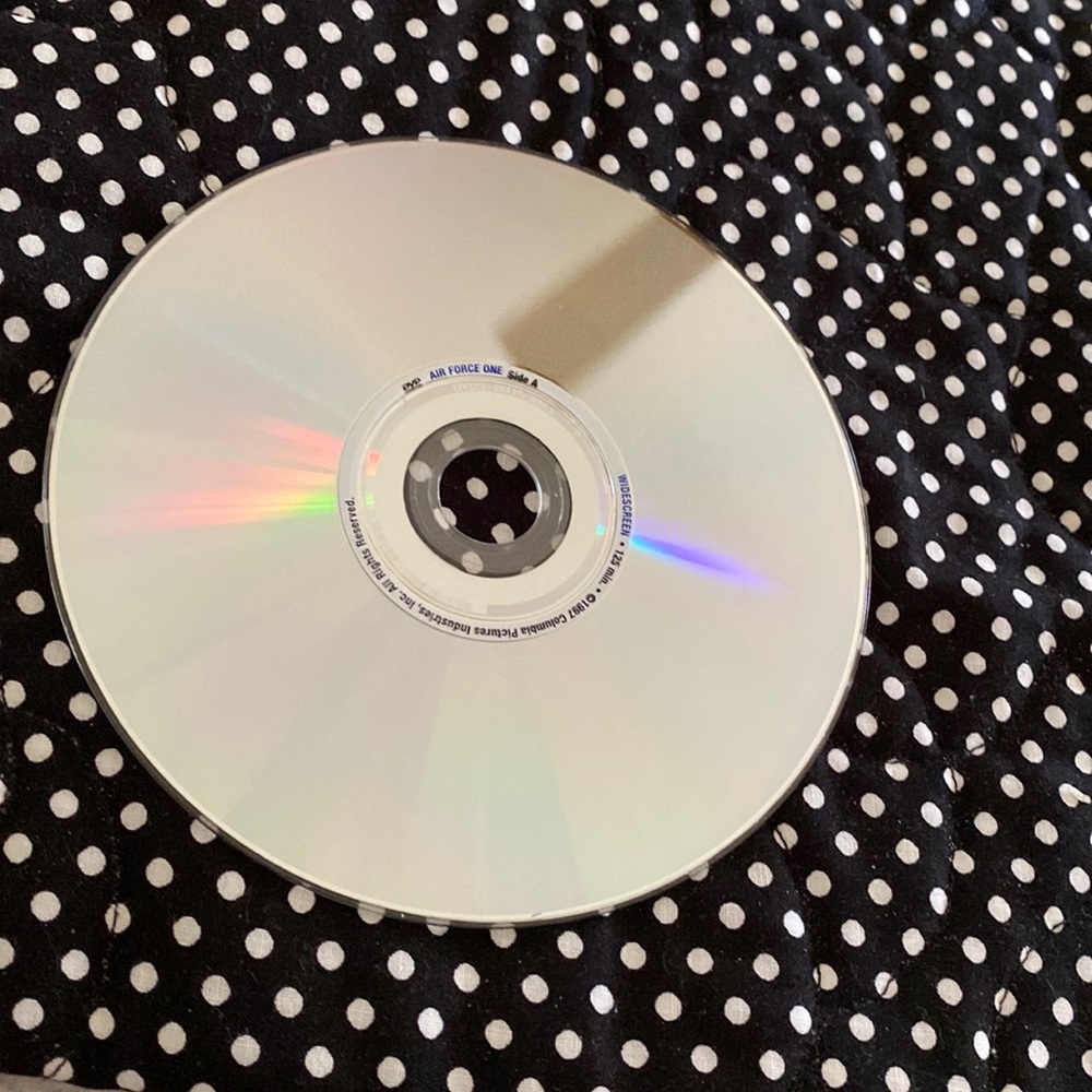 Gently used DVD Air Force One , no original case 🛫